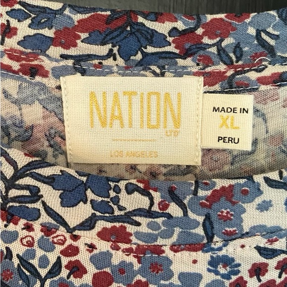 NATION LTD
Martine Floral Pima Cotton Midi Dress. Size XL. NWT. - Picture 7 of 9